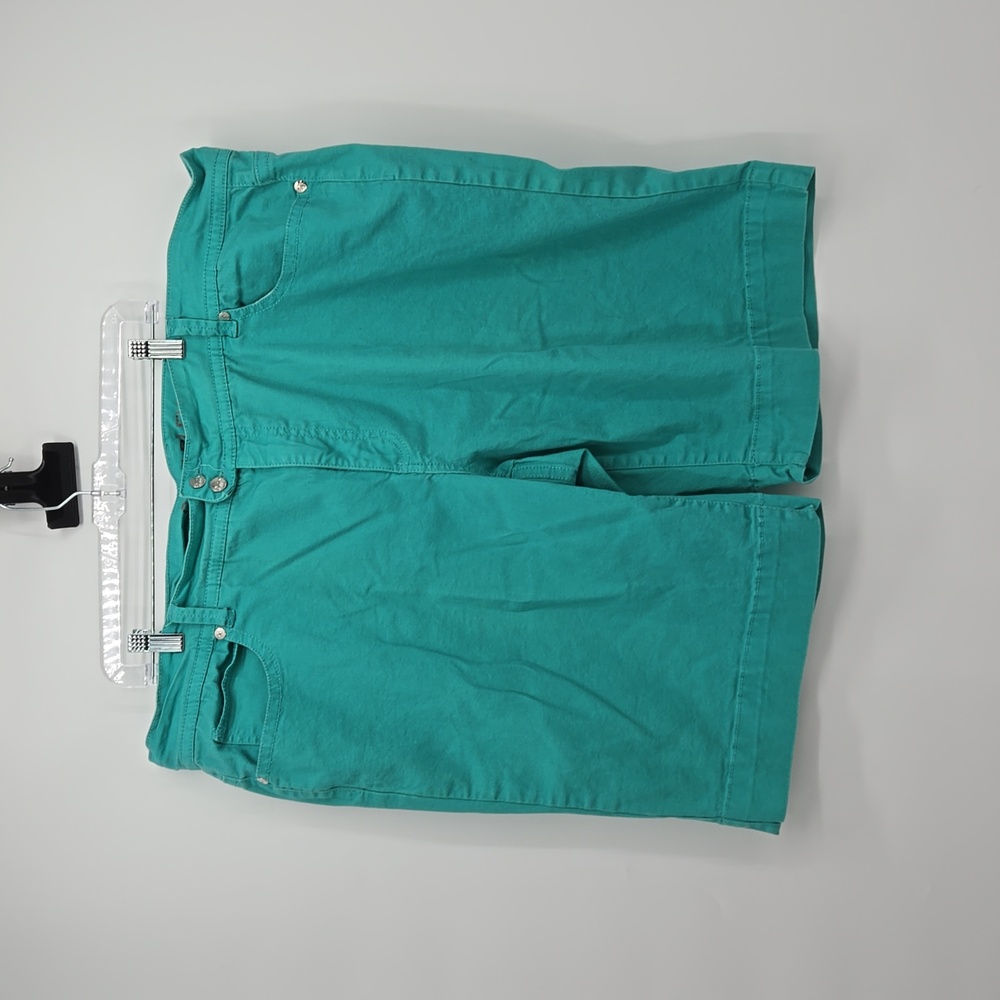 Code Bleu Green Mint Board Shorts Walking Plus Size Curvy Size 24W